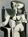 Mujer sentada Jacqueline 1962 Pablo Picasso